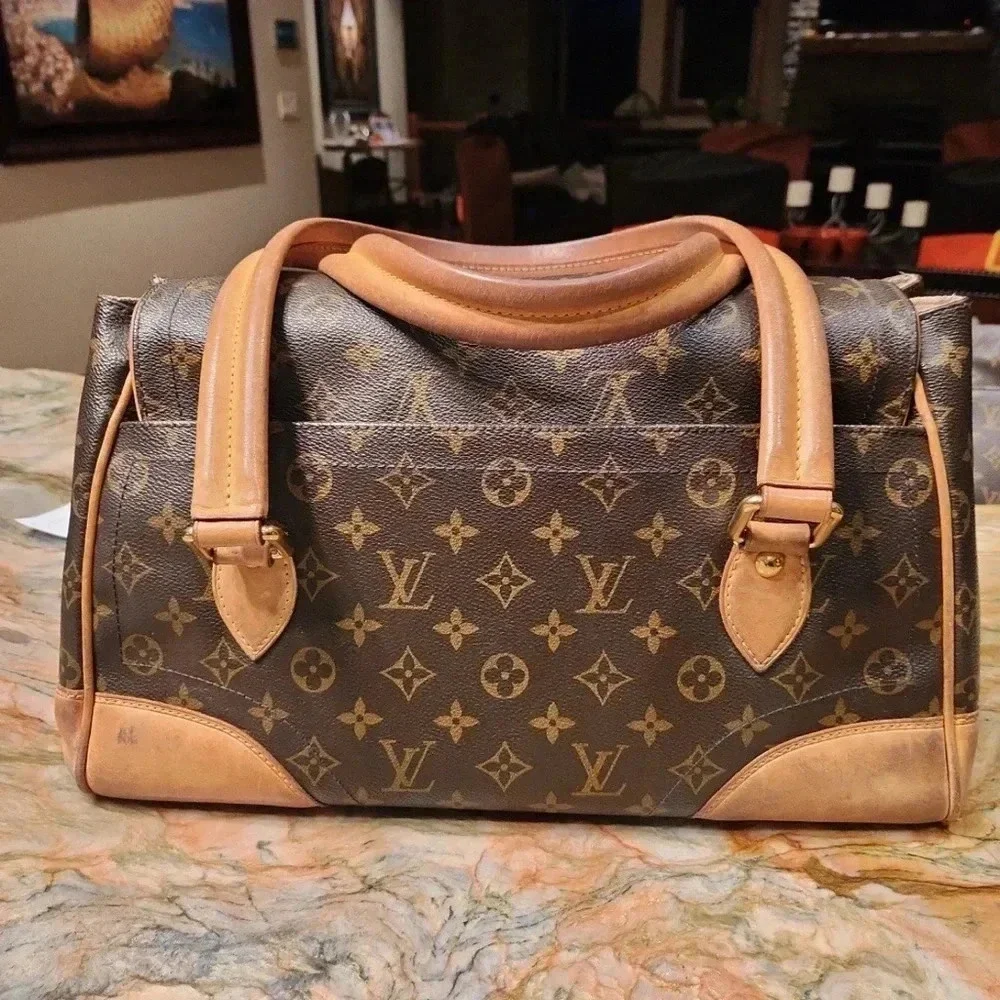 Louis Vuitton Beverly GM Shoulder Bag Monogram Pushlock - Picture 6 of 9